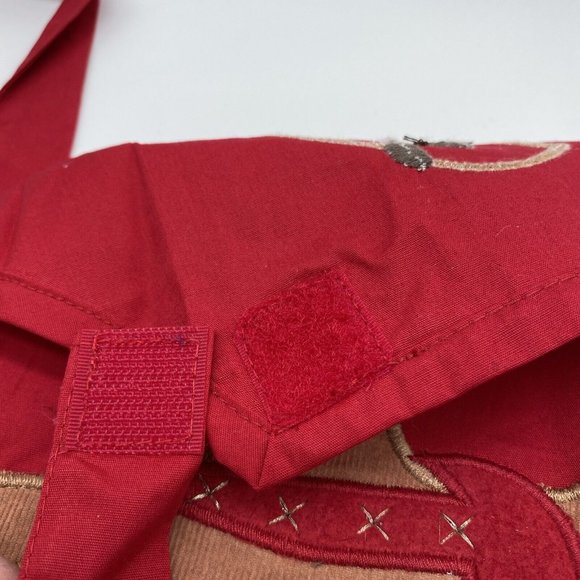 Pottery Barn Kids Apron Brannon Rudolph Reindeer Christmas Children’s Red - Picture 4 of 9